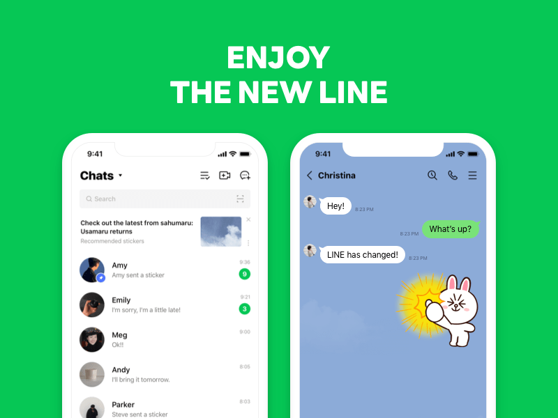 Change phone number country on Line for iOS